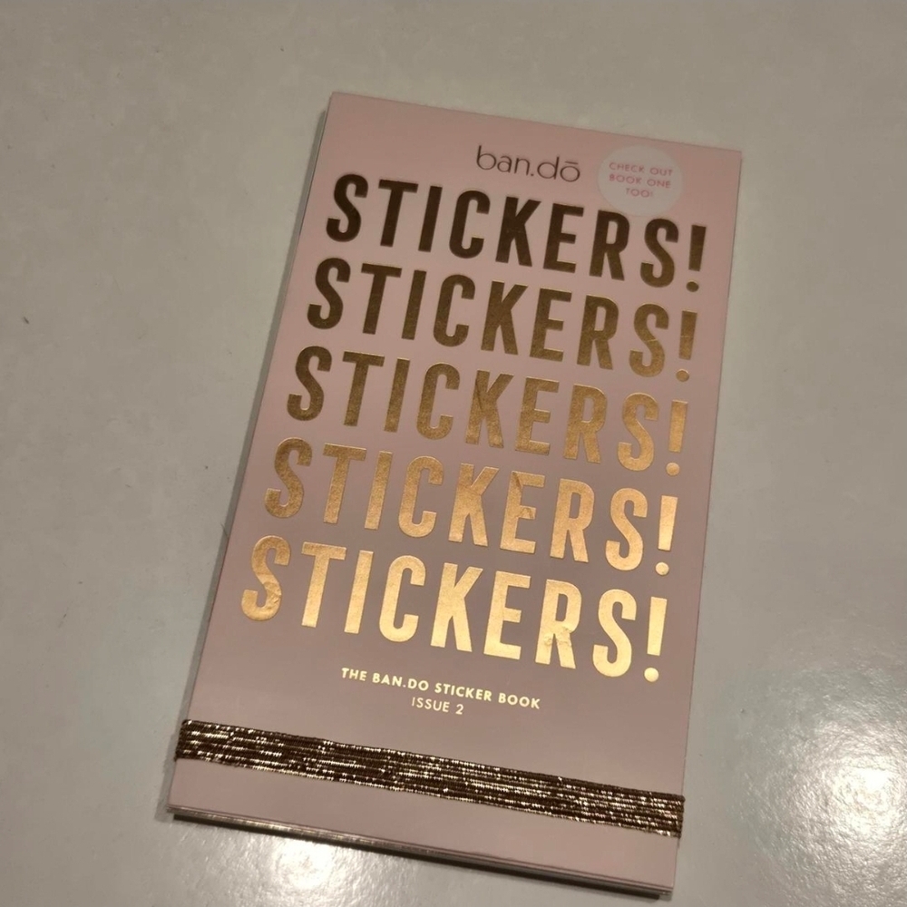 700+ Stickers Ban.do Sticker Booklet Issue 2, 34 Pages, Scrapbook Lettering
